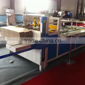 Semi-automatic Carton Box Folder and Gluer Packing Equipment thumbnail-1