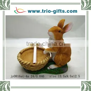 Wholesale Cheap Resin Rabbit Statue Decorative Ashtray thumbnail-2