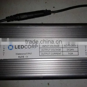 Waterproof Constant Voltage LED Power Supply 48W(12/24VDC) thumbnail-1