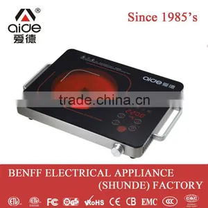 Stainless Steel Body and Aluminum Stove High Temperature Glass Electric Grill thumbnail-1