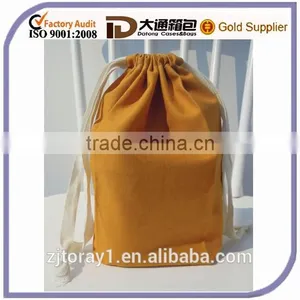 Small Size Custom Designer Promotional Cloth Drawstring Bag thumbnail-1