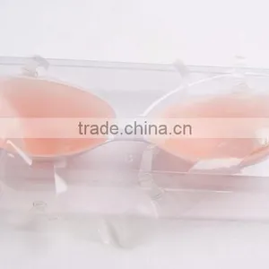 Customized Cheap Nude Ladies Sexy Fashion Seamless Bra With Clear Transparent Straps thumbnail-3