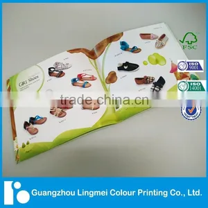 China Cheap A5 Brochure Printing Custom Saddle Stitching Booklet Printing thumbnail-2