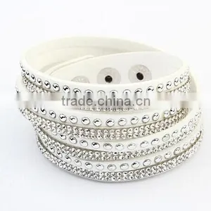 2016 Hot Custom Good Quality Fashional Multistory Leather Bracelet thumbnail-3