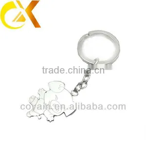 2013 New Design Stainless Steel Pig Key Ring -12 Chinese Zodiac thumbnail-1
