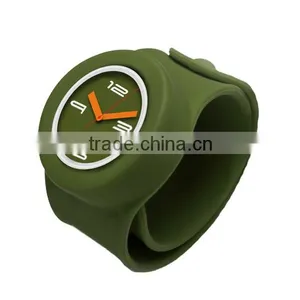 Multi Colors Gents Silicone Slap Watch for Men Water Resistant With Slap Straps thumbnail-3