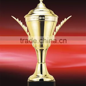 T826 YIWU EV Sport Metal Trophy Cup Wooden Base High Quality Wholesale thumbnail-1