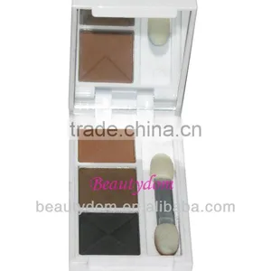 Hot~ 3 Colors Eyebrow Palette, Professional 3 Color Eyebrow Powder thumbnail-1