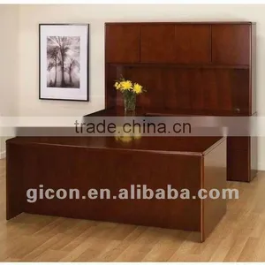 Office Furniture U Shaped Desk With Hutch SON-TYP12CHY thumbnail-1