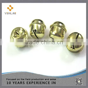 Christmas Decoration Supplies and Indoor Christmas Decoration Item 10mm Gold Color Jingle Bell Quality Choice thumbnail-4