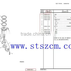 Excavator Spare Parts Pc200-7 Ring Snap 6732-31-2420 thumbnail-1