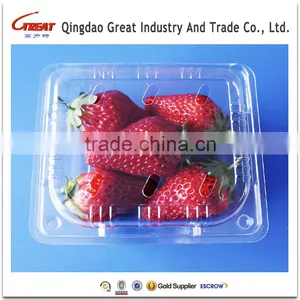 Strawberry Transparent Box Fruit Use Packaging Tray thumbnail-1