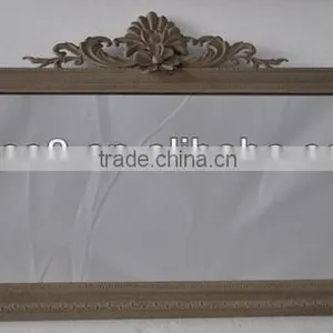Decorative Horizontal Rectangular Wall Vintage Mirror thumbnail-1