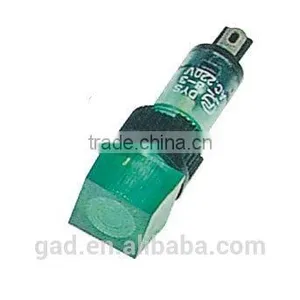 NXD-216 CNGAD Green 10mm 220V Pilot Light thumbnail-1