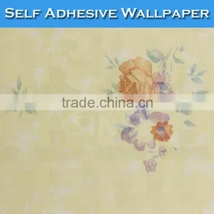 7002 SINO Rose Pattern Wholesale Price Removable 3D Wall Wallpaper Decor thumbnail-1