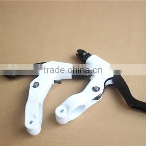 Bike/bicycle Brake Lever/white and Black Color/high Quality/aluminum Alloy Material thumbnail-1