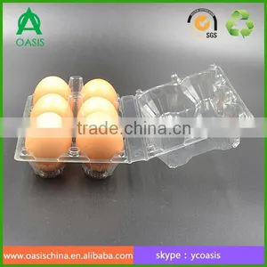 Clear Plastic 6holes Eggs Boxes thumbnail-1