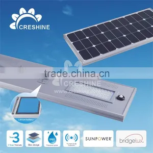 Development Trend Photocell Energy Saving 60W Smart LED Solar Street Lamp All in One With Battery and Controller for 2 Years thumbnail-5