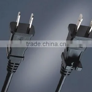 UL 2 Pole Plug 125V Rated Polarized Power Cord With Slot thumbnail-1