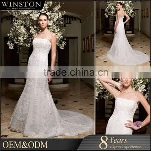 Latest Style High Quality Puff Sleeve Wedding Dress thumbnail-1