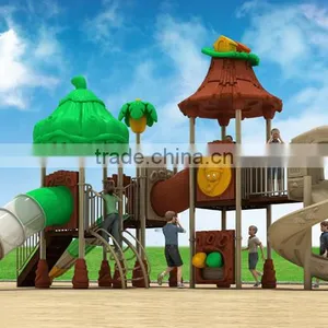 China Kids Plastic Slide for Outdoor Playground Equipment thumbnail-2