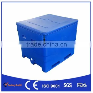 1000L Marine Boat Plastic Fishing Tote Box, Chilling Fish Totes thumbnail-1