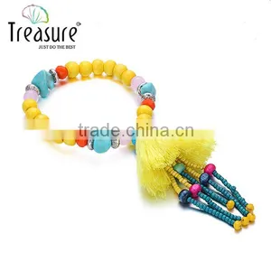 Long Tassel Bracelet 2016 Latest Design Jewelry Charm Bead Bracelet Valentine's Day Gift Quality Choice thumbnail-5