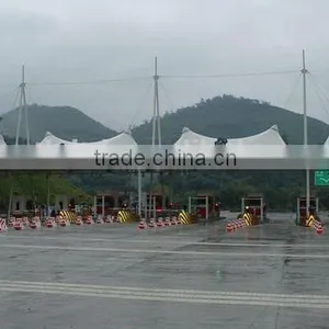 ETFE Architecture Tensile Membrane Structure Petrol Stations for Rain Shed thumbnail-2