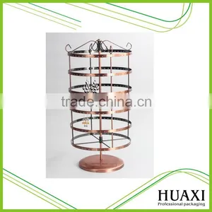 Countertop Revolving Metal Earrings Jewelry Display Stand thumbnail-1