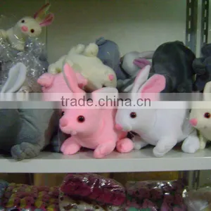 Plush Rabbit Toy, Stuffed Hare, Brown Bunny thumbnail-1