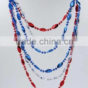 USA National Day Party Bead Chain Fashion Necklace Slave Anklet thumbnail-1