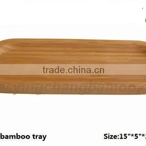 Round Bamboo Sushi and Snack Tray thumbnail-1