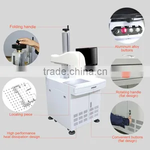 50w Desktop Fiber Laser Marking Machine 2 Years Warranty CE ISO SGS BV TUV FDA thumbnail-2