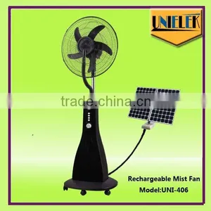 DC Power Water Cooling Solar Panel System Rechargeable 12 Volt dc Air Cooler Fan thumbnail-3