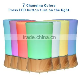 Hot Sale Wood Grain 150ml Car Air Essential Oils Diffuser Car Humidifier thumbnail-2