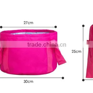 New Portable Water Bucket Outdoor Foldable Camping Travel Car Washbasin Footbath thumbnail-5