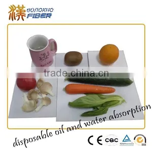 Oil Absorbent Pad,PE/ Nonwoven Material and Food Industrial Use Meat Absorbent Pad, Absorbent Pad thumbnail-1