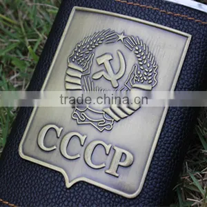 8 oz Hip Flask Stainless Steel/Russia 8 oz Hip Flagon With Leather/Hot Selas Russia 8 oz Hip Flagon thumbnail-6