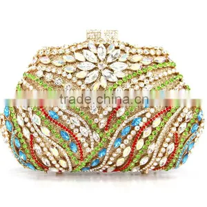 Top One OEM Design Envelope Clutch Bag for Party Women's Clutch Purse Crystal Evening Clutch Bag thumbnail-2