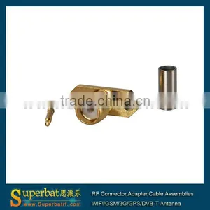 RP-SMA 2-Hole Crimp Jack Rhombic Flange 3 Way Power Splitter Sma thumbnail-1