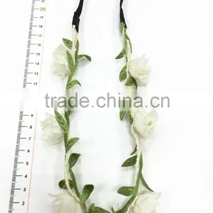 Pretty Fabric Flower Bando Headwrap for Ladies thumbnail-3