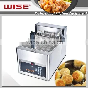 2016 Hot Sale Commerical Electric Automatic Basket Lift 12L Countertop Deep Fryer thumbnail-6