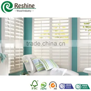 Plastic Window Blind PVC Plantation Shutter Louvers thumbnail-1