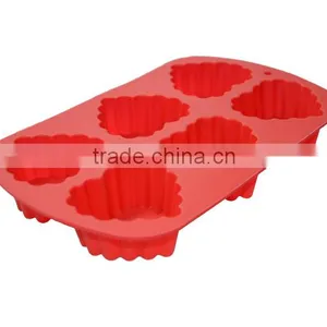Silicone Hearts Baking Cake Chocolate Soap Ice Mold Mould Pan 6-Cav thumbnail-3