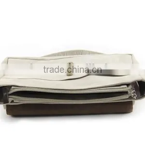 Briefcase Messenger Bag With Embroidery thumbnail-3