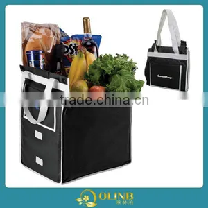 Folding Polyester Shopping Cart Bag thumbnail-1