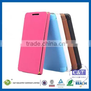 C&T Genuine Leather Stand Case for Sony T2 Ultra D5303 D5306 / Ultra Dual D5322 thumbnail-1