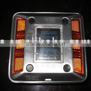 Road Way Safety,solar Road Stud,135*140*80mm Size;6pcs Led,Red, Yellow,white,green Etc. thumbnail-1