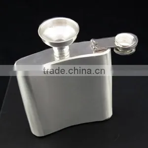 6oz Hip Flasks for Men/ Mini Metal Flask/ Standard Size Hip Flask thumbnail-2