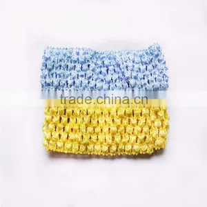 Hot Sell 1.5'' Crochet Elastic, Fold Over Elastic, Baby Hair Elastic Headband Wholesale thumbnail-4